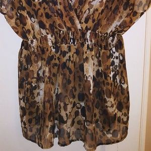 Pure Energy Tops - Pur Energy Leopard Top Pure Energy Tops - Pur Energy Leopard Top